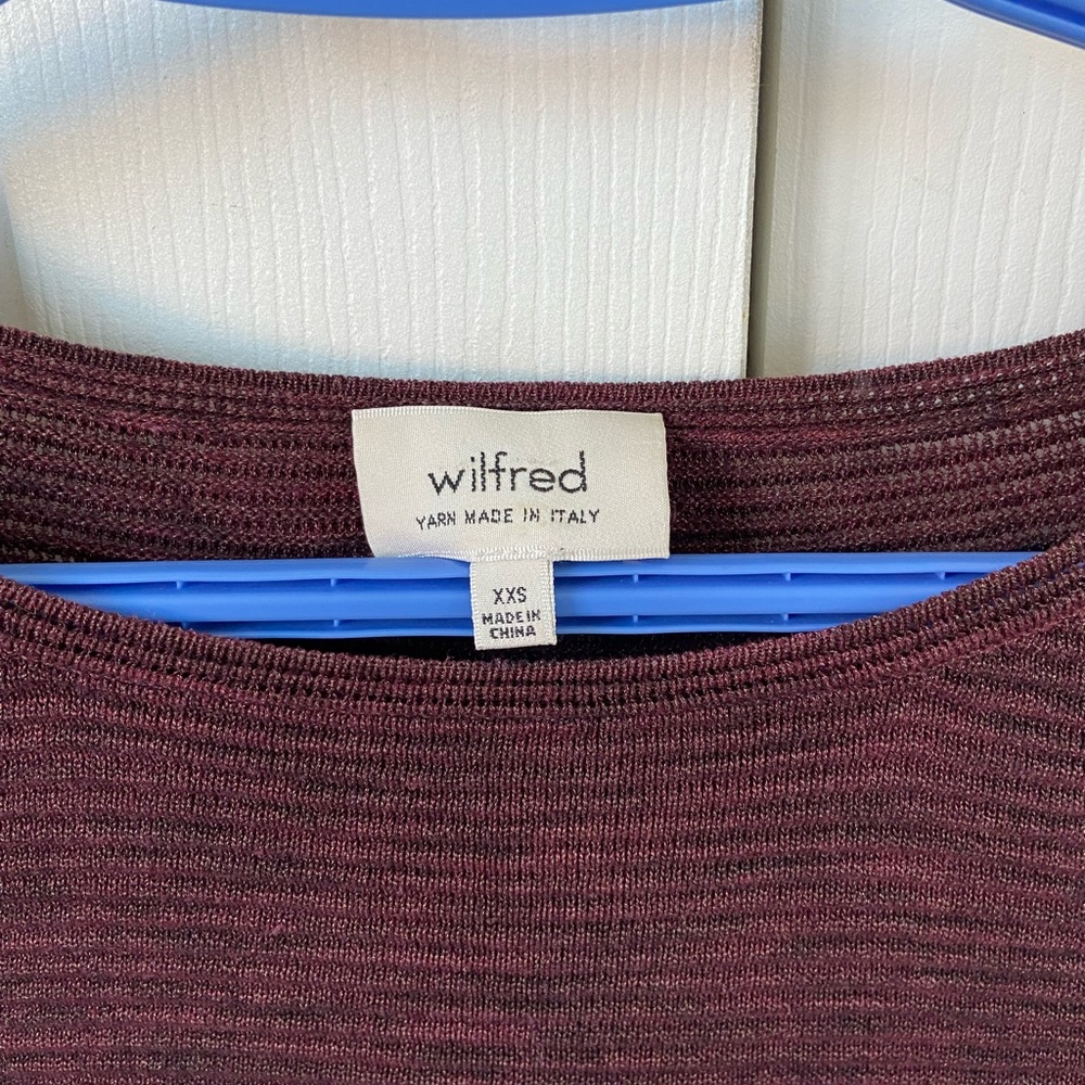 Wilfred burgundy Blanchard sweater - Picture 4 of 5